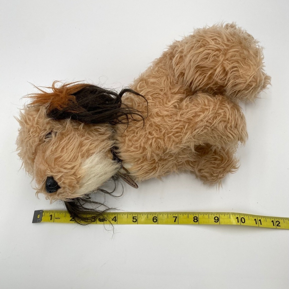 Vintage 1978 Benji Plush Dog by Dakin, Mulberry Square 10" Collar Metal Tag - Picture 7 of 9